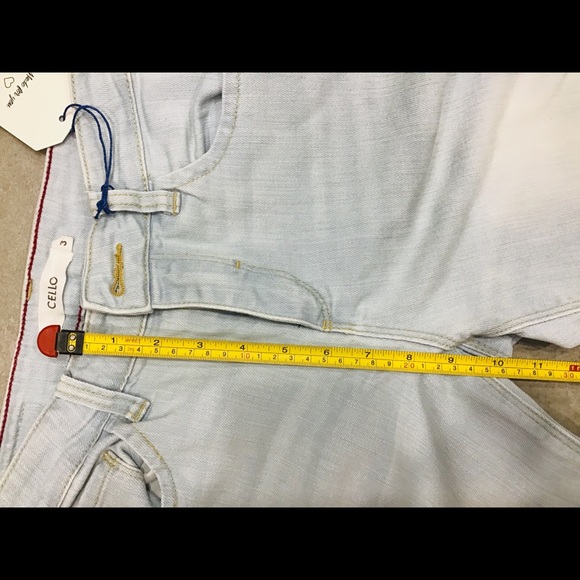 Cello High Rise Boyfriend Jeans - Light Blue Wash - Picture 5 of 5